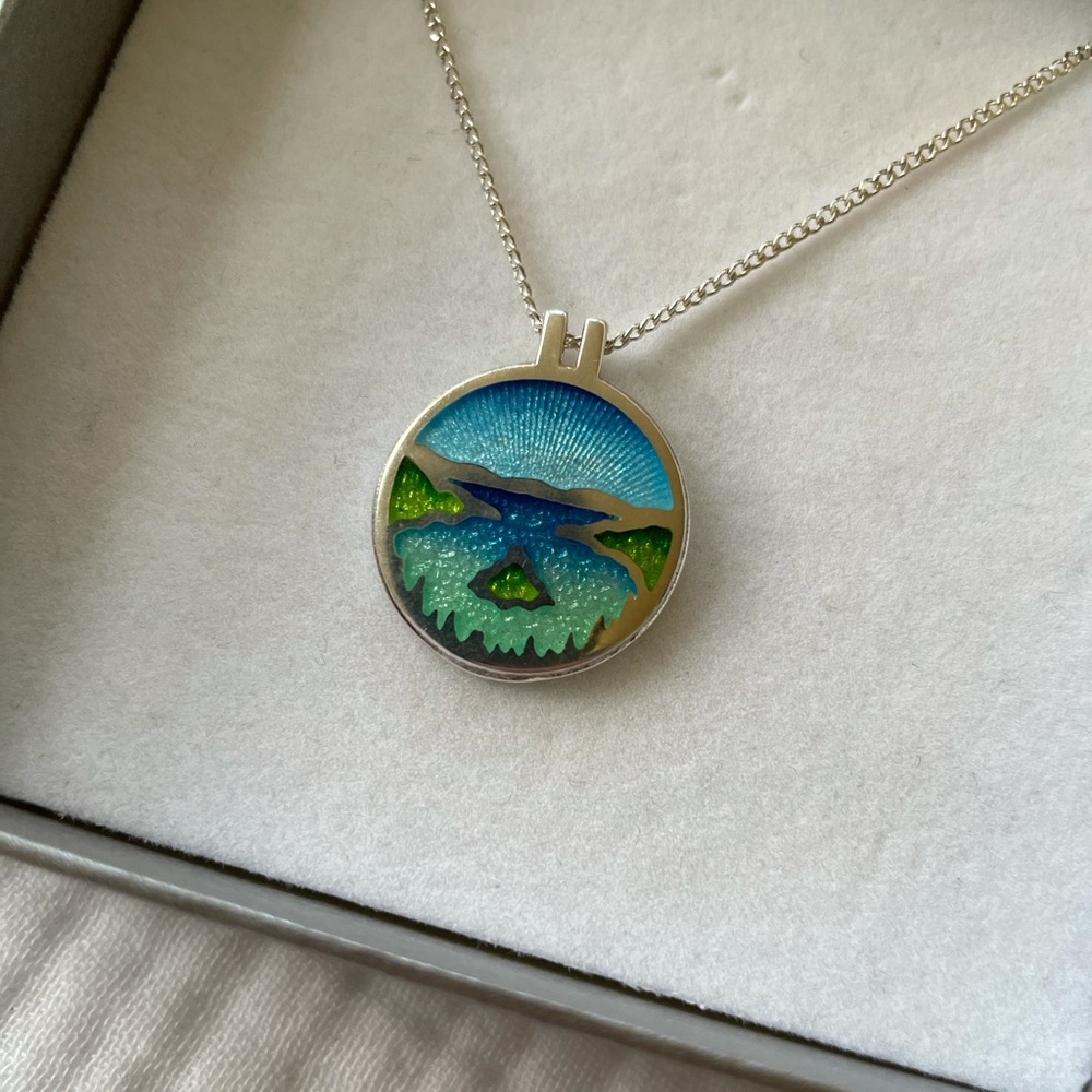 Lake Tahoe Emerald Bay pendent